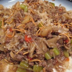 Ground Beef Chow Mein recipe