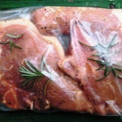 Grilled Rosemary Pork Chops recipe