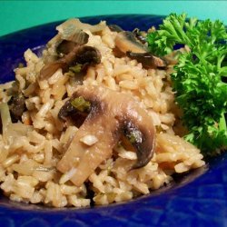Easy Mushroom Rice Pilaf recipe