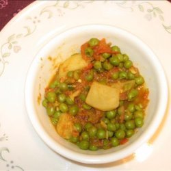 Aaloo Mattar ( Indian-Style Peas and Potatoes) recipe