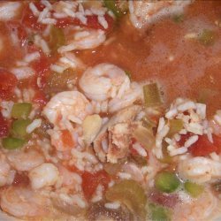 Jambalaya Style Chicken and Shrimp recipe