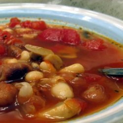 Quick Provencal Mushroom and White Bean Stew recipe