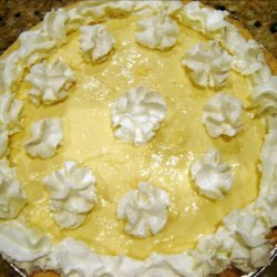 Fantastic Creamy Eggnog Pie recipe