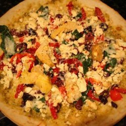 Easy Mediterranean Pizza recipe