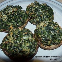 Spinach Stuffed Portabella Mushrooms. recipe
