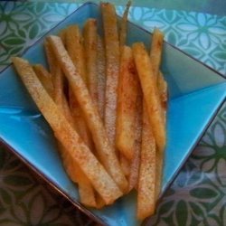Jicama  fries  (Raw Food) recipe
