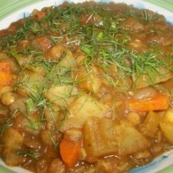 Lentil Stew a La Fez recipe