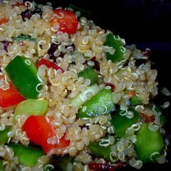 Curried Quinoa Salad With Cranberries recipe