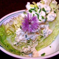 Iceberg Lettuce Wedges W/Creamy Blue Cheese Dressing recipe