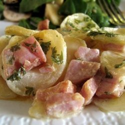 Ham and Scalloped Potatoes recipe