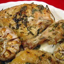 Herb Roasted Chicken with Garlic recipe