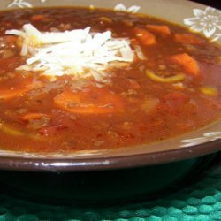 Spanish Hamburger Soup recipe