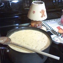 Creamy Chicken, Vidalia, and Cheese Soup recipe