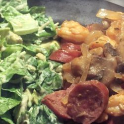 Southwestern Caesar Salad with Chipotle Dressing recipe