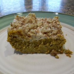 Low Carb Frosted Pumpkin Bars recipe