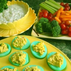 Linda's Green Eggs and Ham Appetizers recipe
