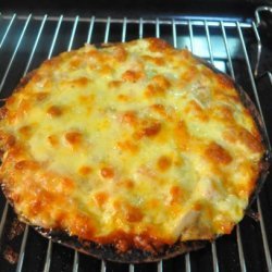 Barbecued Chicken Tortilla Pizzas recipe
