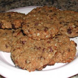 Peanut Butter and Chocolate Chunk Oat Cookies (No Flour) recipe