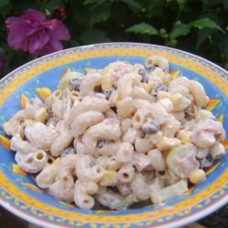 Corn and Black Bean Macaroni Salad - Tex Mex recipe