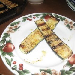 Grilled Zucchini With Garlic and Lemon Butter Baste recipe