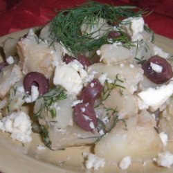 Potato Salad With Feta Cheese and Olives recipe