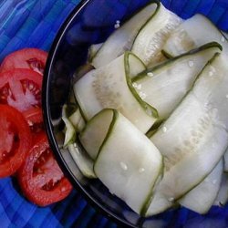 Gourmet Magazine's Asian Cucumber Ribbon Salad recipe