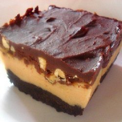 Chocolate Peanut Fudge Bars (Midwest) recipe