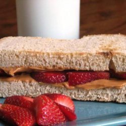 Peanut Butter Fruit Sandwich recipe