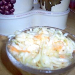 Angie's Dad's Best Cabbage Coleslaw recipe