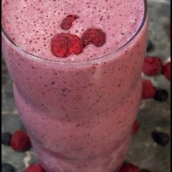 Berry Blast Protein Shake -- Fruit Smoothie recipe
