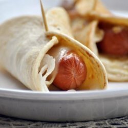Hot Dog Roll Ups recipe