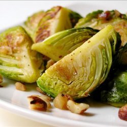 Roasted Brussels Sprouts With Hazelnut Brown Butter recipe