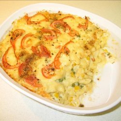 Macaroni and Cheese with Tomatoes recipe