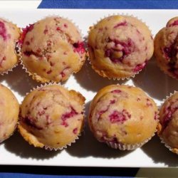 Raspberry Yogurt Muffins recipe