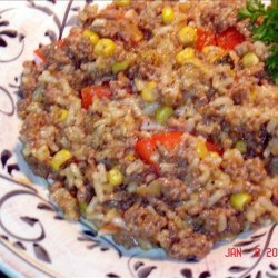 Ground Beef and Rice recipe