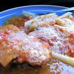Stewed Chicken and Macaroni ( Kotopoulo Me Makaronia) recipe