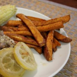 30-Minute Seasoned Sweet Potato / Yam Fries (Baked Not Fried) recipe