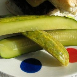 Refrigerator Kosher Dill Pickles recipe