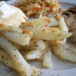 Herbed Parmesan Oven Fries recipe