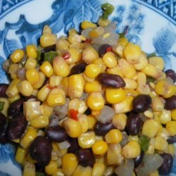 Spicy Corn and Black Beans recipe