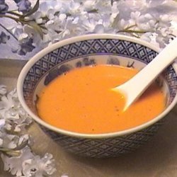 The Best Ever Red Pepper Curry Coconut Soup recipe