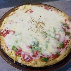 Spaghetti Pizza Pie recipe