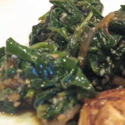 Sauteed Spinach With Sesame - Korean recipe