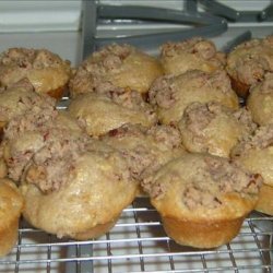 Apple Walnut Streusel Muffins recipe