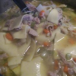 Pa Dutch Chicken Pot Pie Noodle Soup recipe
