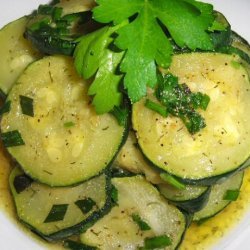 Zucchini With Summer Herbs recipe