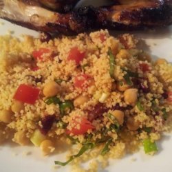 Couscous, Chickpea & Cranberry Salad recipe