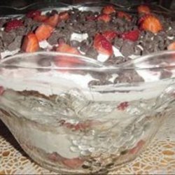 Chocolate Raspberry Cheesecake Trifle recipe
