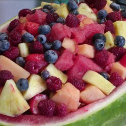 Fresh Watermelon and Fruit  Salad recipe