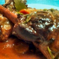 Slow Cooked Lamb Shanks in Red Wine recipe